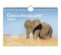 Elephant Magic DIN A5 Calendar for 2026 Elephants Seelenzauber