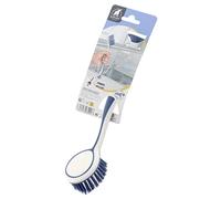 Éléphant Maison - Suction Cup Washing Up Brush - Non-slip Grip - Nylon Fibres - Easy to Store - Built-in Suction Cup, Soft & Strong