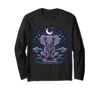 Elephant Meditation Spirituality Buddhist Yoga Zen Buddha Long Sleeve T-Shirt
