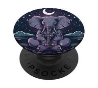 Elephant Meditation Spirituality Buddhist Yoga Zen Buddha PopSockets Adhesive PopGrip