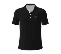 Elephant Men's Polo Shirts â€“ Classic Apparel with Breathable Fabric for Stylish and Comfortable Wear, Casual Tops, Short Sleeve Tees, Versatile Clothing Black