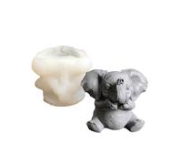 Elephant Molds Silicone Handmade Epoxy Resin Molds Animal Scented for Office Home Decorations