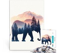 Elephant Mountain Landscapejigsaw 2000 pieces for adults learning educational toys is ideal as a gift for the whole family 70x100cm