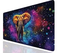 Elephant Mouse Pad Large XXL 700x400x3mm, Colorful Mouse Mat With Stitched Edges, Waterproof Desk Accessories Mousepad Improved Precision And Speed, Desk Mat Non-Slip Rubber Base for Office GKuk-1046