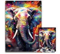 Elephant Nebula 1000Pc Adults Jigsaw Puzzle Difficult Puzzles for Adults Perfect for Family Fun on Christmas, Thanksgiving, Birthdays & Easter 50x75CM/19.68x29.52inch
