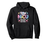 Elephant Nurse NICU Team RN Neonatal Intensive Care Unit Pullover Hoodie