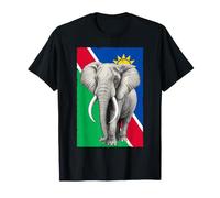 Elephant on Flag of Namibia T-Shirt