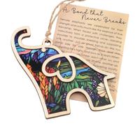 Elephant Ornaments Friendship Gifts for Women, Special Friend Gifts for Women With Story Card, Ornaments for The Home, Gift for Friends Female Birthday Souvenir Office Bedroom Decoration