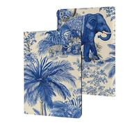 Elephant Palms Tree Tiger Case Compatible with iPad 10th (10.9in) 9th / 8th / 7th Generation (2021/2020/2019)