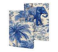 Elephant Palms Tree Tiger Case Compatible with iPad 10th (10.9in) 9th / 8th / 7th Generation (2021/2020/2019)