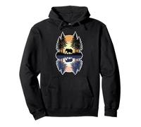 Elephant Path Through Nature Safari Savanna India Wildlife Pullover Hoodie