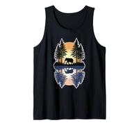 Elephant Path Through Nature Safari Savanna India Wildlife Tank Top