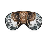 Elephant Pattern Eye Mask Sleep Mask Eye Masks for Sleep Sleep Masks for Women Men Sleeping Mask Travel Eye Mask Sleep Mask Blackout Funny Sleep Mask Cute Sleep Mask