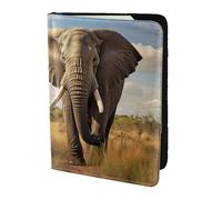 Elephant Pictures print Passport Cover, Passport Holder Cover Wallet Passport Wallet Case for Cards and Documents