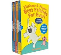 Elephant & Piggie, Best Friends For Ever Series by Mo Willems 10 Picture Books Collection Box Set (Can I Play Too, We Are in a Book, Elephants Cannot Dance, I Will Take a Nap & 6 More)