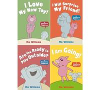 Elephant & Piggie Collection by Mo Willems: I Love My New Toy!, I Will Surprise My Friend!, Are You Ready to Play Outside? & I Am Going (4-Book Set) - Paperback