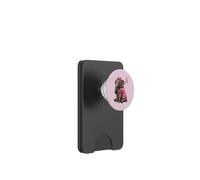 Elephant Pink Ribbon Breast Cancer Awareness PopSockets PopWallet for MagSafe