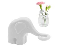Elephant Plant Support Stand, Cute Houseplant Propagation Holder, Indoor Gardening Stem Propagation Buddy, Decorative Animal Plant Support for Vines & Buds