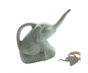Elephant Plant Watering Can with Long-Mouth, Encourage Your Child's Green Thumb With This Fun Elephant Shaped Watering Can, Small WateringCan, ElephantWateringCan Pot Jugs Home Garden (green)