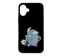 Elephant playing Football Case for iPhone 16 Plus