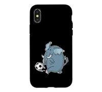 Elephant playing Football Case for iPhone X/XS