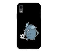 Elephant playing Football Case for iPhone XR