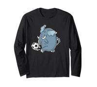 Elephant Playing Football Long Sleeve T-Shirt