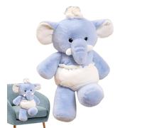 Elephant Plush Animal, Elephant Plush Toy | 17.7 Inches Cute Dog Elephant Fox Plush Toy, Cute Home Decoration, Zoo Family Soft Plush Toy for Sofa Cushion