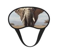 Elephant Prairie Blackout Sleep Mask - Soft Adjustable Eye Mask for Full Light Blocking, Deep Sleep, Travel & Relaxation