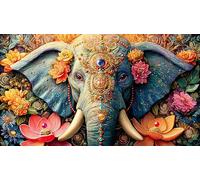 elephant Puzzle for Adults Kids 1000 Piece - Family Activity Educational Decompression Gift 38x26/1000pcs