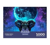 Elephant Puzzles 1000 Piece for Adults Jigsaw Puzzles Jigsaw Puzzles Game for The Whole 70x50cm/1000pcs