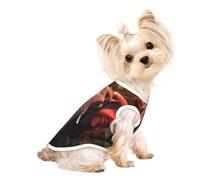 Elephant red heartPrint Pet T-Shirt Lightweight Soft Stretchy Tank Top Indoor Outdoor Daily Vest Apparel