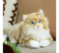 ELEPHANT ROBOTICS metaCat Persian, Lifelike Companion Robot Cat with Voice Command & Rich Animation Interaction, The Best Gifts for Your Beloved (Type-C Charging); Stuffed Toy Cat