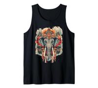 Elephant Sacred Temple Thai India Art Tank Top
