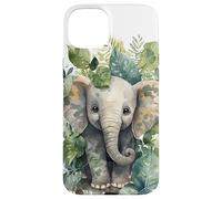 Elephant Safari Zoo Animal Mountain African Elephant Zoo Case for iPhone 15 Plus