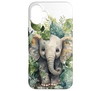 Elephant Safari Zoo Animal Mountain African Elephant Zoo Case for iPhone 16 Plus