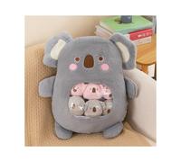 (Elephant) Sanrio Eggy Party Stitch Panda Snack Plush Toy Pillow 6pcs Playable Dolls Gift