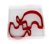 Elephant Set of 2 Value Cookie/Fondant Cutters Pair 5CM + 8CM