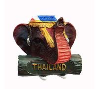 Elephant Shape Thailand 3D Fridge Magnet Travel Souvenir Gift,Home & Kitchen Decoration Magnetic Sticker Thailand Refrigerator Magnet Collection