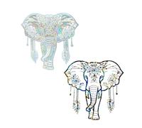 Elephant Shape Wall Hanging Decoration Crafting Holographics Silicone Mold for Wall Sticker Jewelry Making Tool Creative Craft Mold