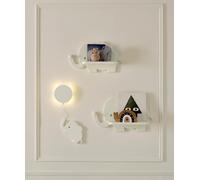Elephant Shelves & Nightlight White