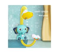 (Elephant Shower Blue) Bathroom Diy Childrens Bath Toys Track Assembly Smooth Enjoyable Bath Toys Water