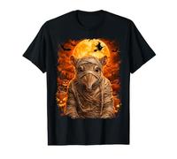 Elephant Shrew Mummy in Creepy Pumpkin Patch Halloween Night Value Graphic T-Shirt