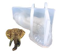 Elephant Silicone Mold Project Making Accessory Household Plaster Making Present Supplies Non Toxic Mold