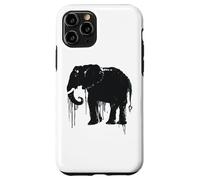 Elephant Sketch Style Save the Elephants of Africa Black White Case for iPhone 11 Pro