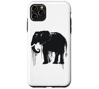 Elephant Sketch Style Save the Elephants of Africa Black White Case for iPhone 11 Pro Max