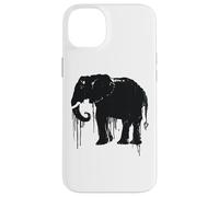Elephant Sketch Style Save the Elephants of Africa Black White Case for iPhone 14 Plus
