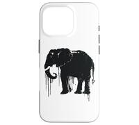 Elephant Sketch Style Save the Elephants of Africa Black White Case for iPhone 16 Pro