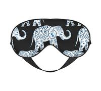 Elephant Soft Eye Mask â€“ Dual-Sided Comfortable Sleep Aid for Serenity and Relaxation, Eye Cover, Blindfold, Light-Blocking Mask, Travel Mask, Portable Eye Mask