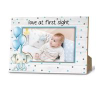 Elephant Sonogram Picture Frame, Pregnancy Announcement Gifts New Mom First Time Parents Gifts, Love At First Sight Baby Ultrasound Photo Frame 4x6 Photo, Desk Shelf Decor /A08